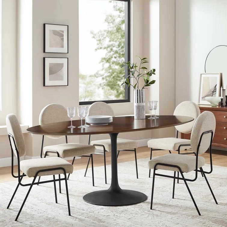 Modway Orchid Fein Oval Dining Table