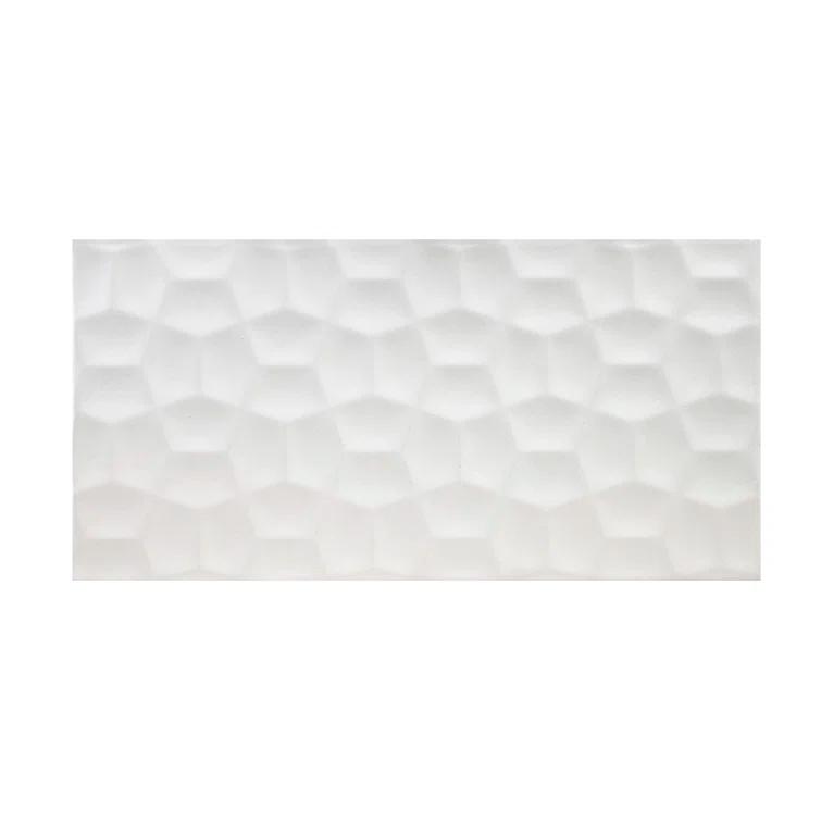 Ackland Ahri 12 in. x 24 in. Matte Ceramic Marble Look Wall Tile