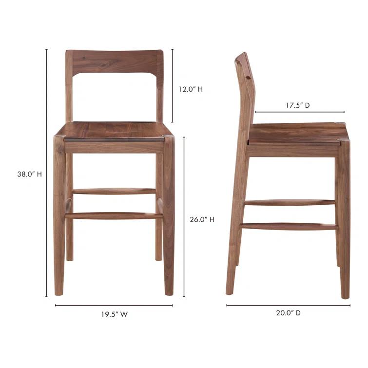 Drummond Counter Stool - Walnut