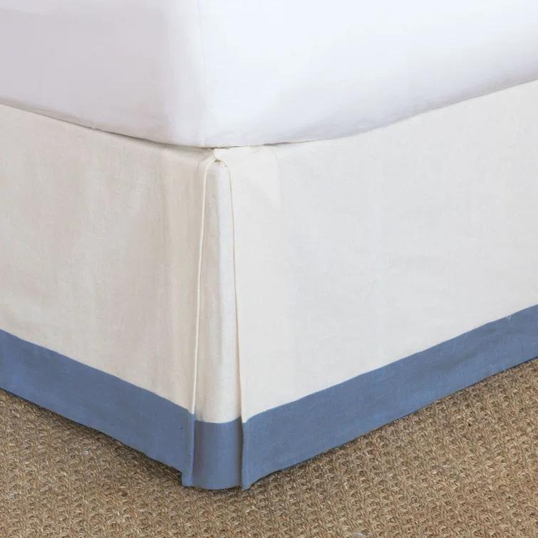 Eastern Accents Maritime Coastal Cotton Blend Striped Duvet Cover Set