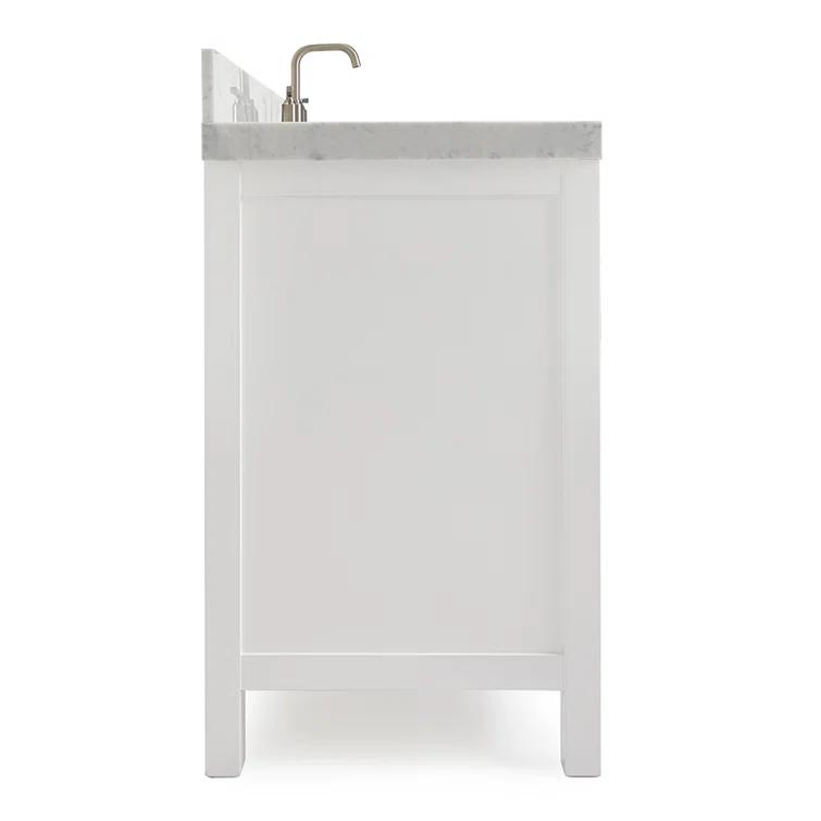 Cambridge 42'' Single Bathroom Vanity with Carrara Marble Top