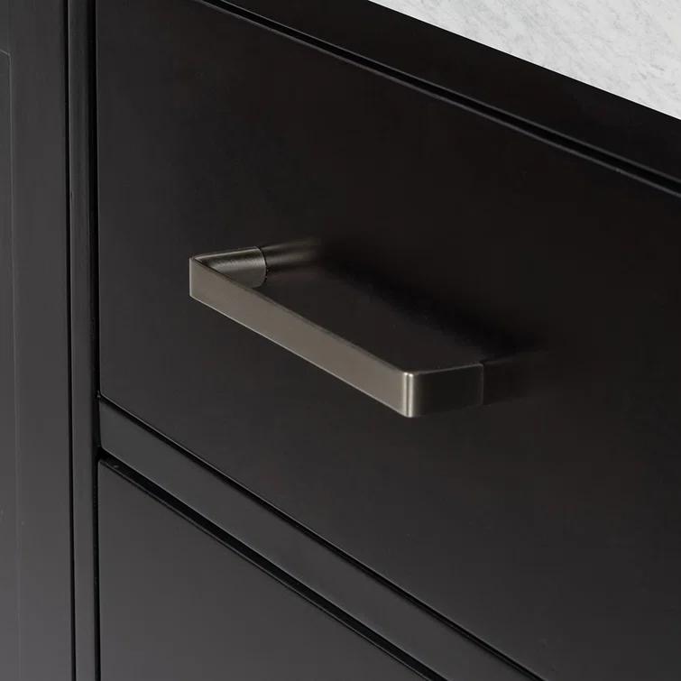 Cambridge Double Bathroom Vanity with Carrara Marble Top