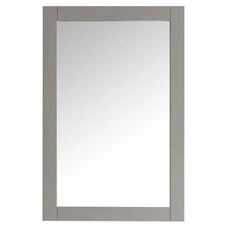 Hartford 20" Traditional Rectangular Wood Framed Bathroom Vanity Mirror