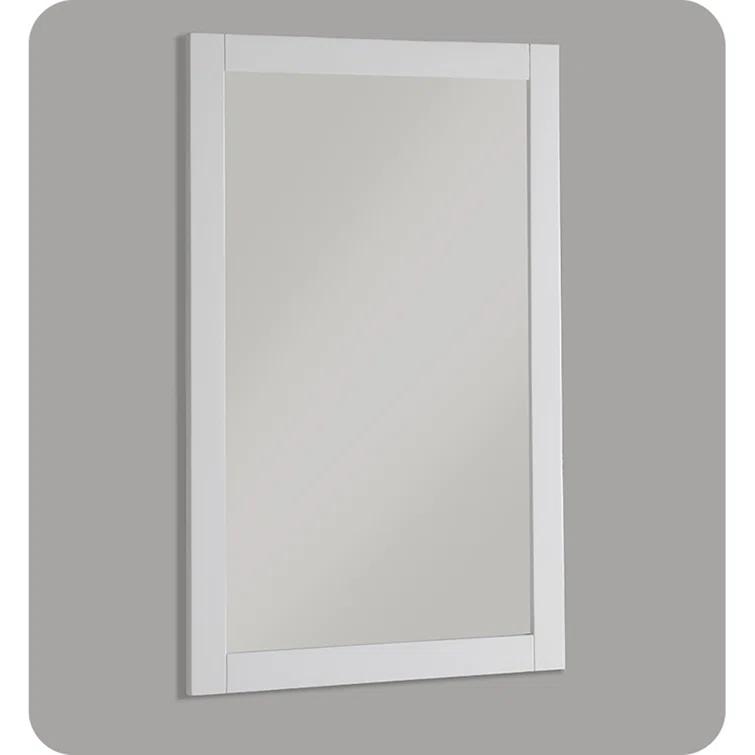 Fresca Manchester 20" Wall Mount Traditional Rectangular Bathroom Mirror