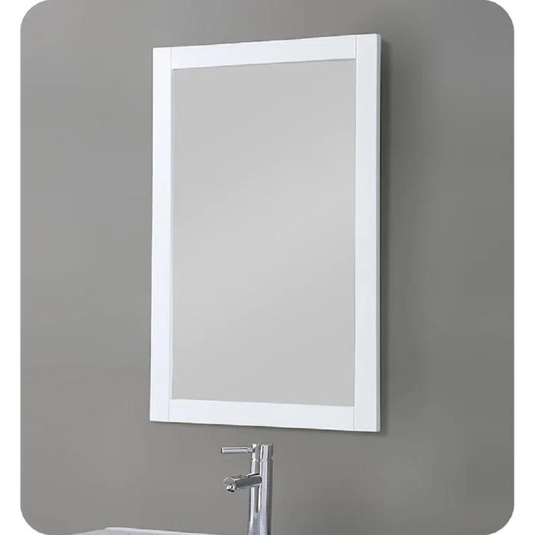 Fresca Manchester 20" Wall Mount Traditional Rectangular Bathroom Mirror
