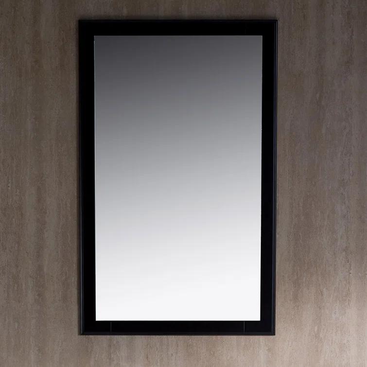 Oxford Wood Flat Wall Mirror
