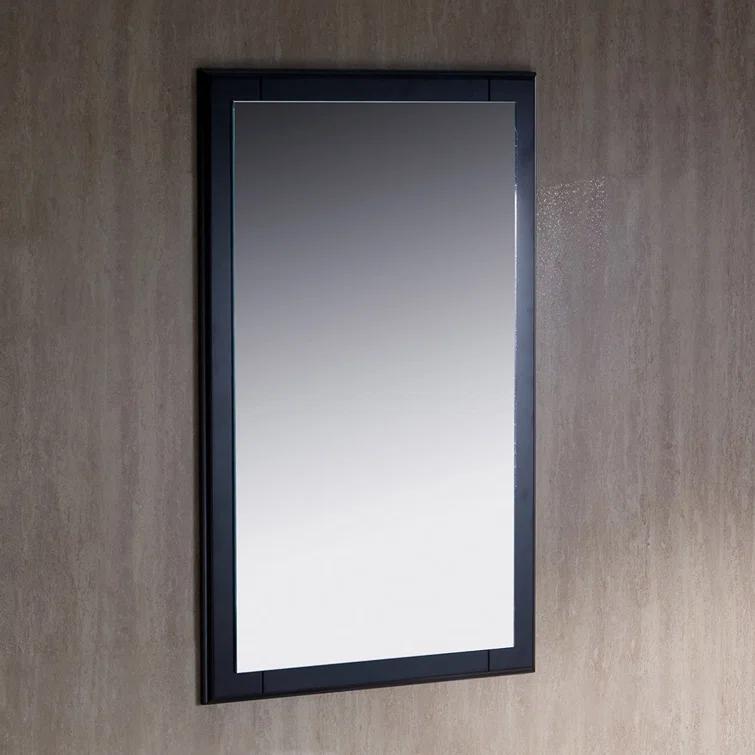 Oxford Wood Flat Wall Mirror