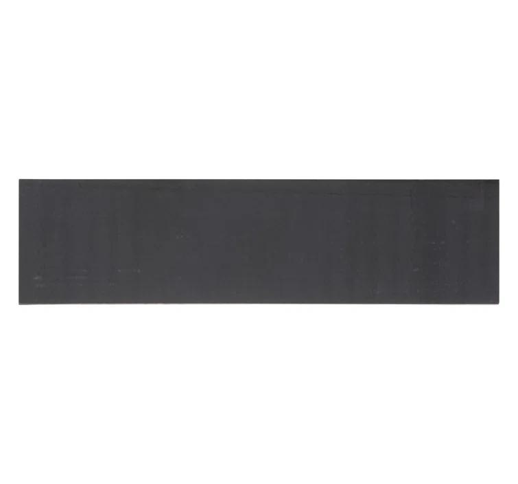 Vega 3" x 12" Beveled Glass Metal Look Subway Wall Tile