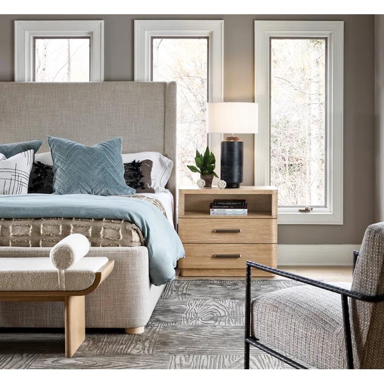 Upholstered Slat Bed