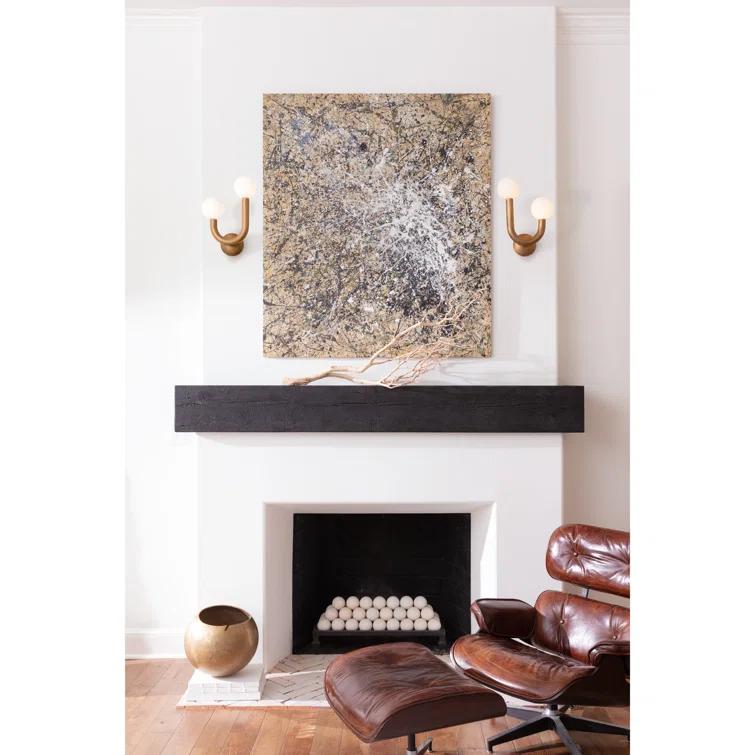Happy Sconce by Regina Andrew - Natural Brass / Left Facing