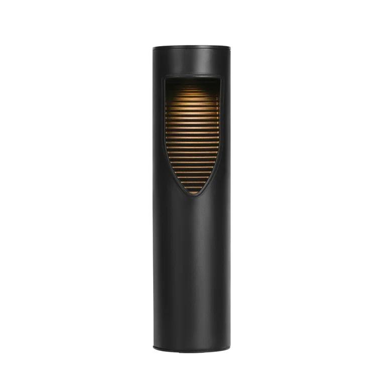 Techko 12.2" Solar Bollard LED Pathway Light (Set of 2)