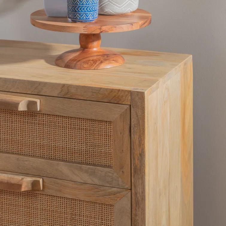 Leanne 3 Drawer 30" W Solid Wood Dresser