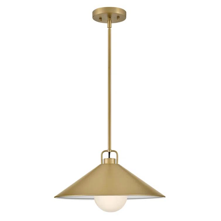 Zoë Single Light Metal Steel Dimmable Pendant