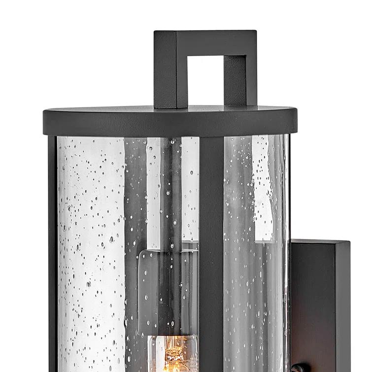 Iriye Single Light Cylinder Outdoor Aluminum Wall Light