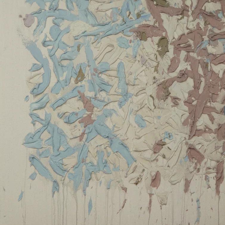 Our Hands Are Open No. 14 Wall Art by Tyler Guinn - Blue / 48.5" x  60"