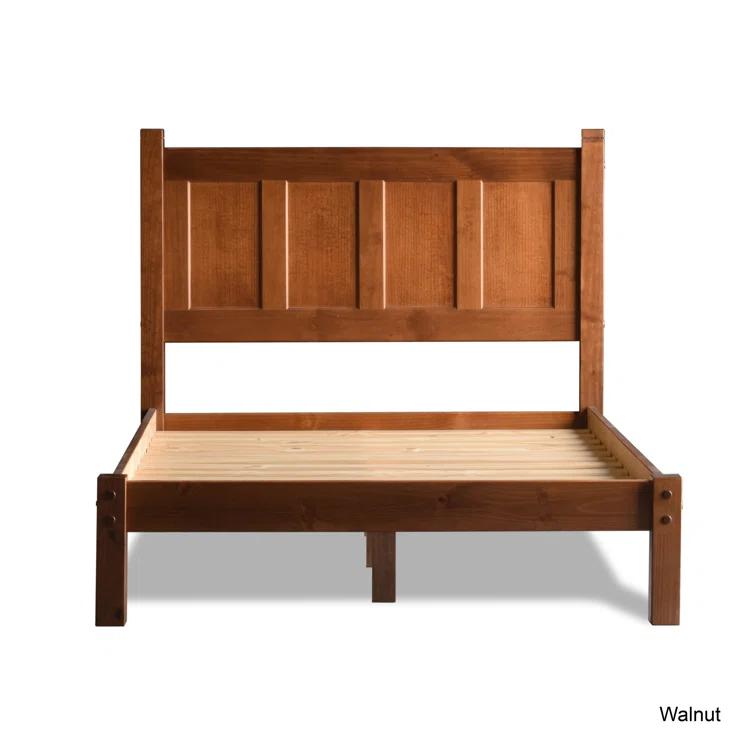 Shaker Solid Wood Panel Bed