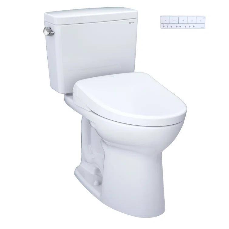 Drake® 1.6 GPF Elongated Floor Mounted Two-Piece Toilet (Seat Included) without Auto Flush