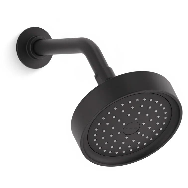 Kohler Purist 2.5 Gpm Multifunction Wall Mount Showerhead, Three Spray Settings, 5.5" High Pressure Spray Head