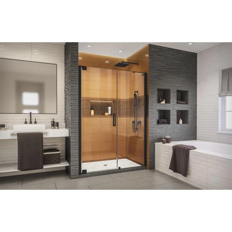 Elegance-LS 57.75" W x 72" H Pivot Frameless Shower Door with ClearMax™ Technology
