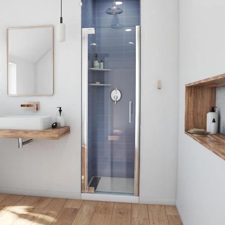 Elegance-LS 27" W x 72" H Pivot Frameless Shower Door with ClearMax™ Technology