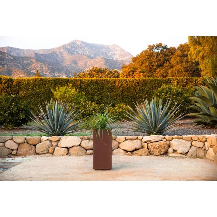 Corten Steel Series Pedestal Planter