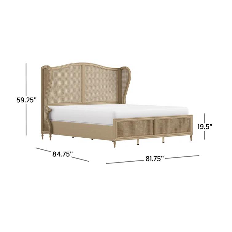 Gia Wingback Storage Bed