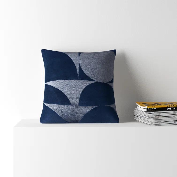 Joshelin Embroidered Cotton Throw Pillow