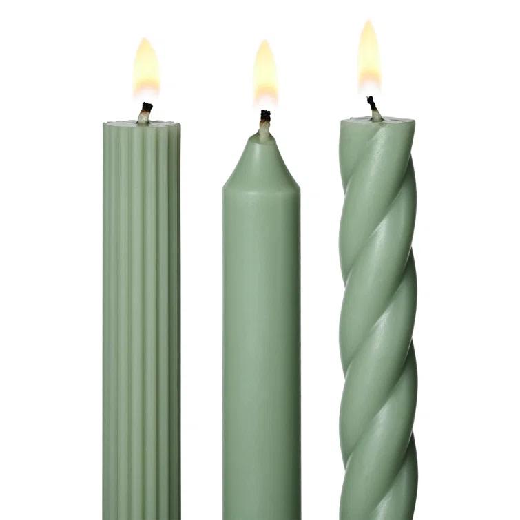 ILLUME Beautifully Done Unfragranced Assorted Tapers 3 Pack