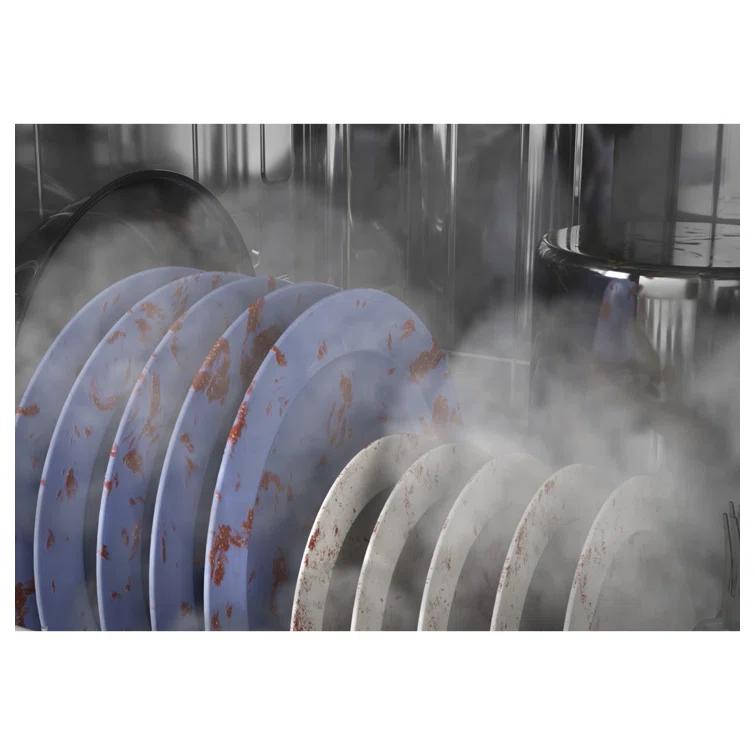 GE Appliances 24" 47 Decibel ENERGY STAR Certified Built-in Front Control Dishwasher with Adjustable Rack and Tall Tub