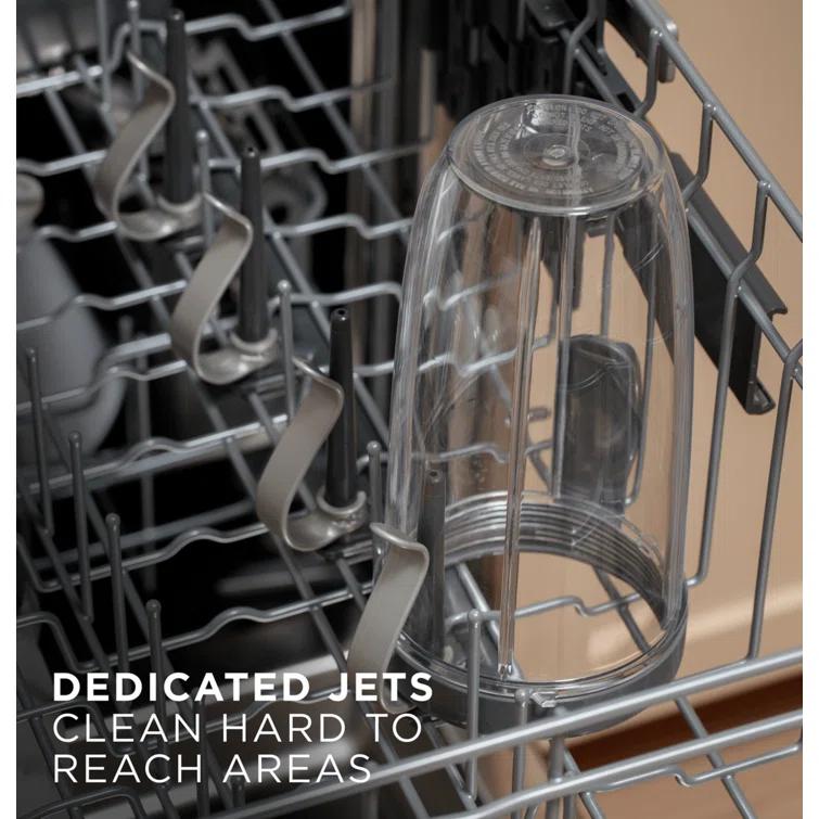 GE Appliances 24" 47 Decibel ENERGY STAR Certified Built-in Front Control Dishwasher with Adjustable Rack and Tall Tub