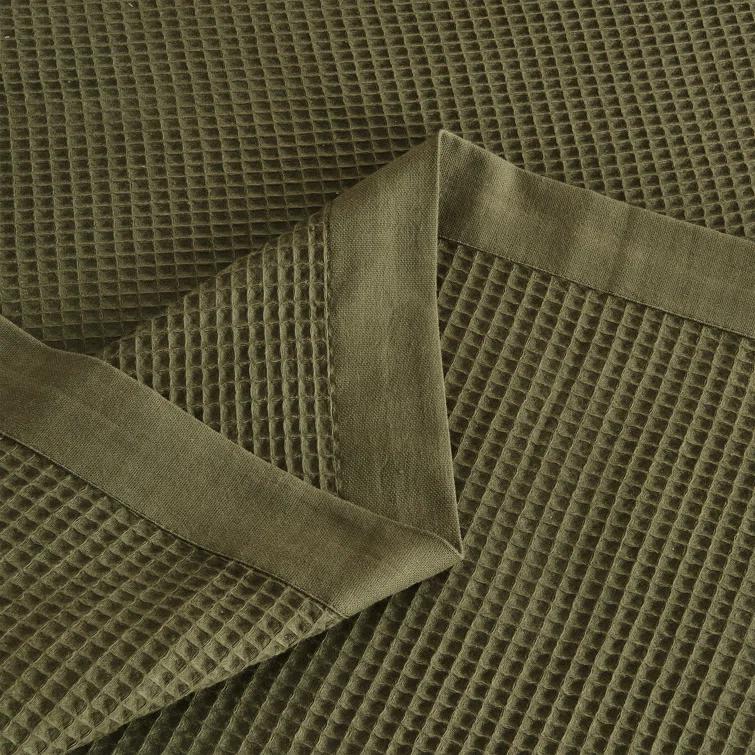 100% Cotton Lightweight Waffle Weave Summer Blanket