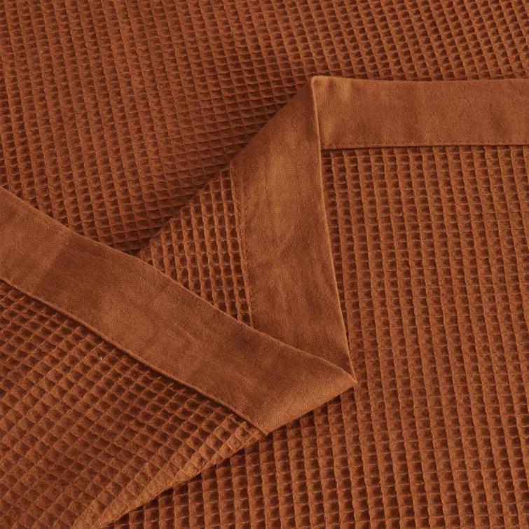 100% Cotton Lightweight Waffle Weave Summer Blanket