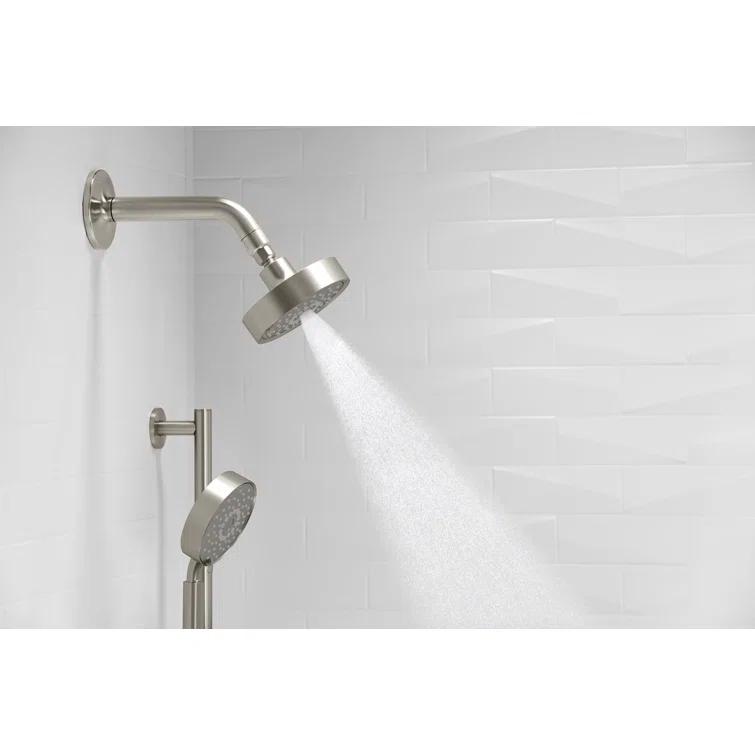 Kohler Purist Performance Showering Kit, 1.75 GPM Multifunction Showerhead and Handshower Package, Three Spray Settings