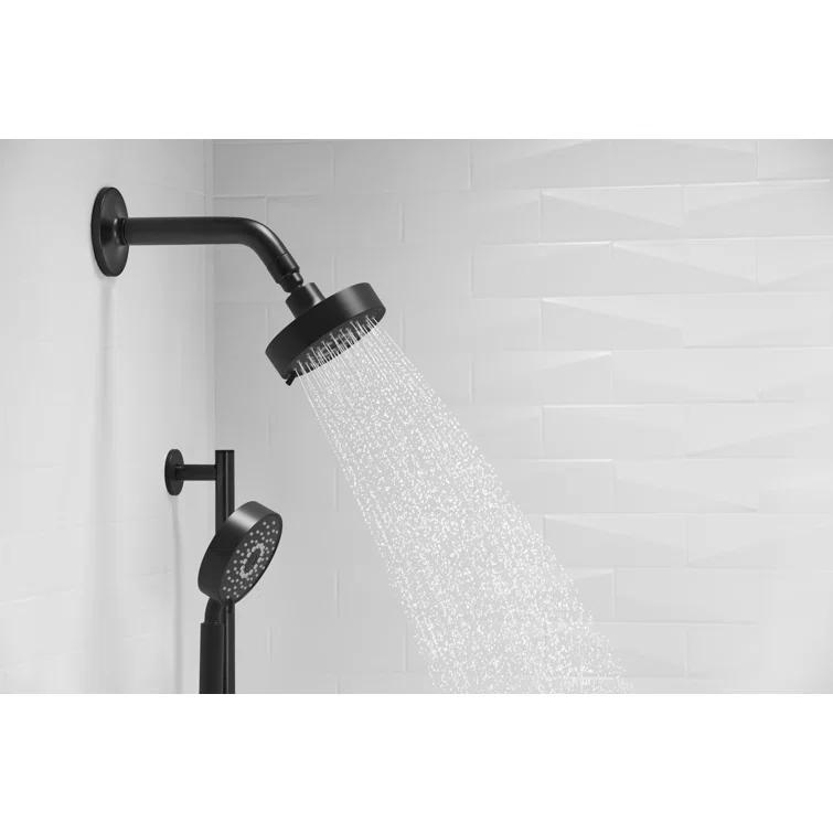 Kohler Purist Performance Showering Kit, 2.5 GPM Multifunction Showerhead and Handshower Package, Three Spray Settings