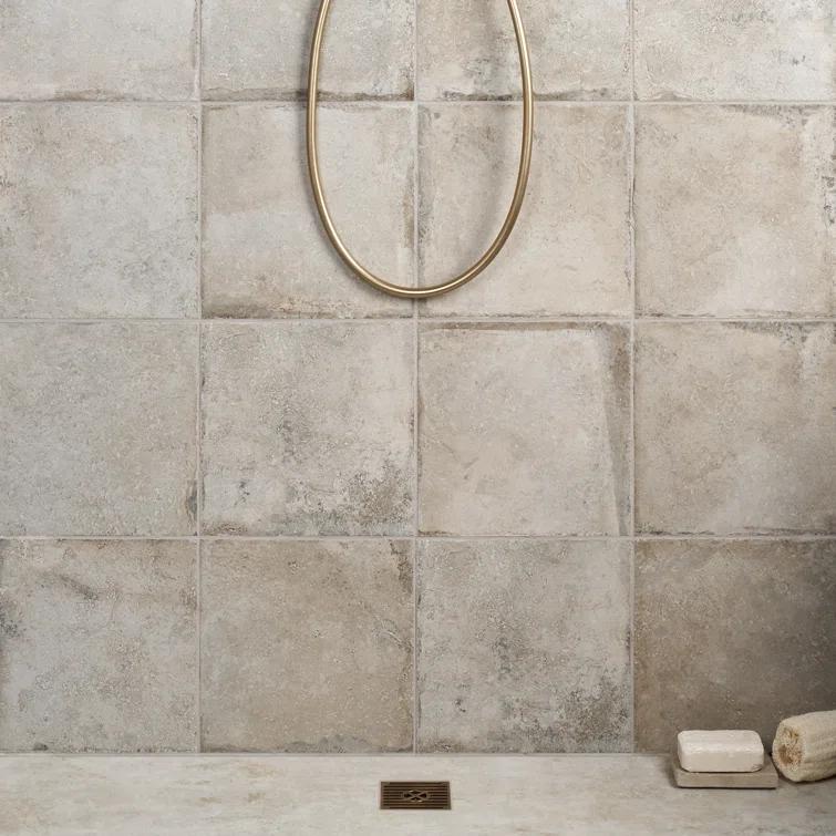 Bond Tile Alcazar 12" x 12" Porcelain Travertine Look Wall & Floor Tile