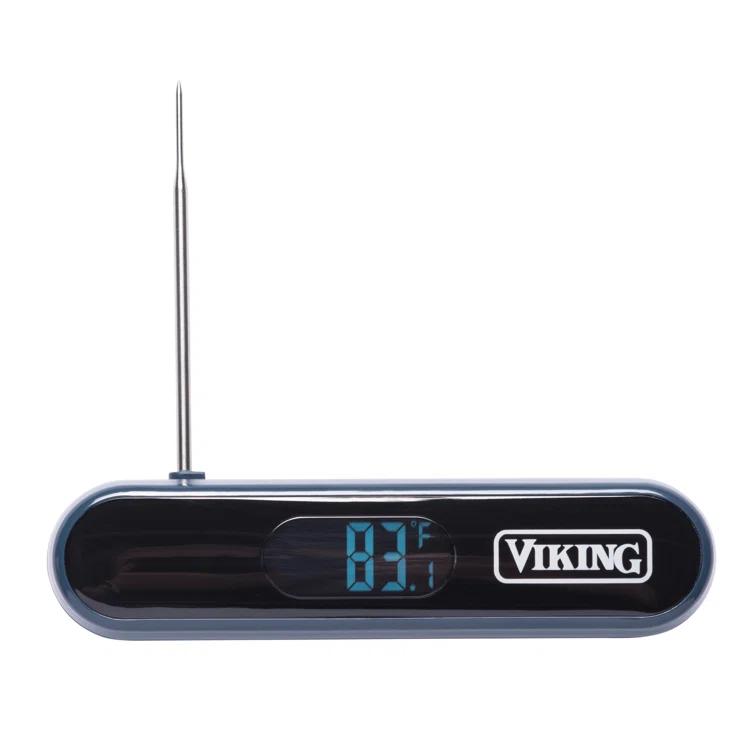 Viking ® 3-Ply Stainless Steel Roasting Pan with Rack and Thermometer Set