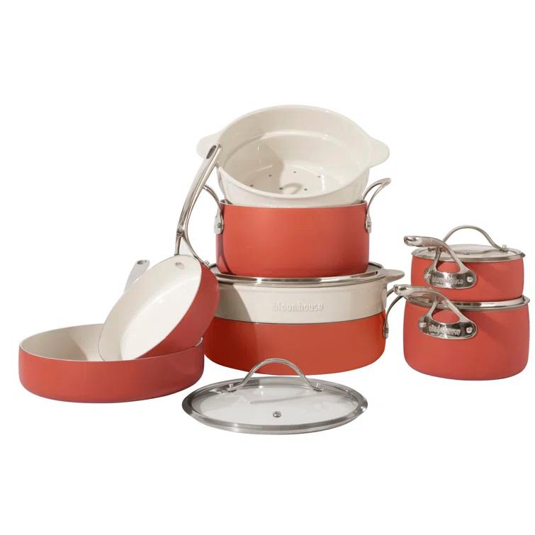 12 - Piece Non-Stick Aluminum Cookware Set