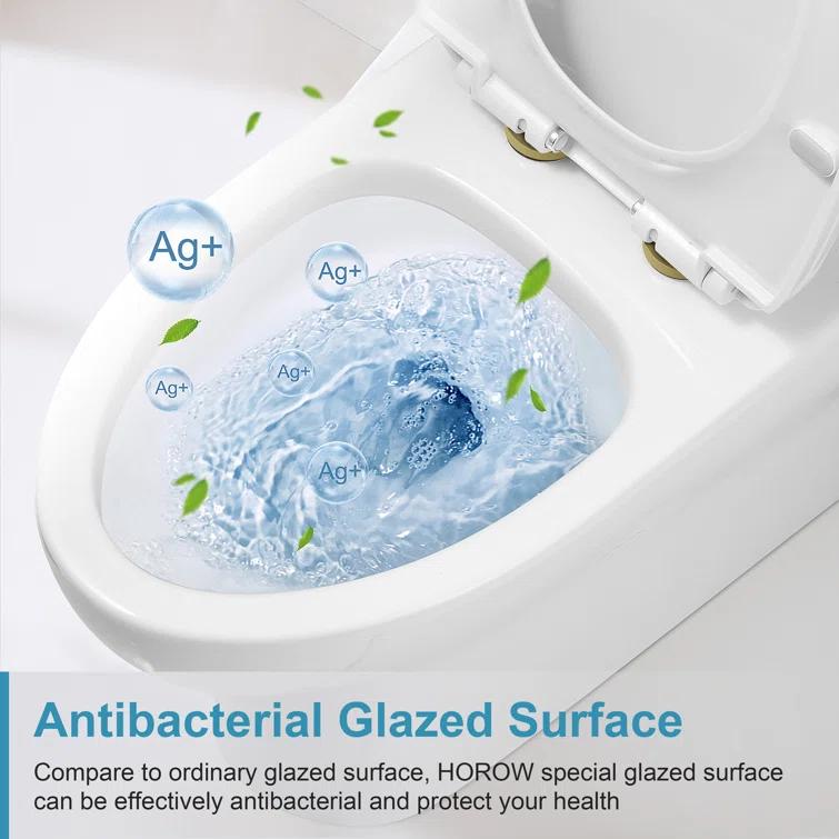 Nia Small Compact One-Piece Toilet, 1.28 GPF Round Dual-Flush Floor Mounted