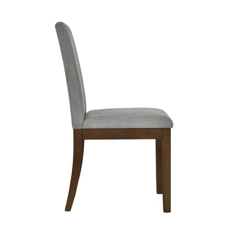 Upholstered Channel-back Dining Chair