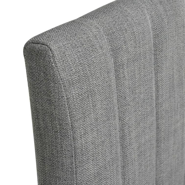 Upholstered Channel-back Dining Chair