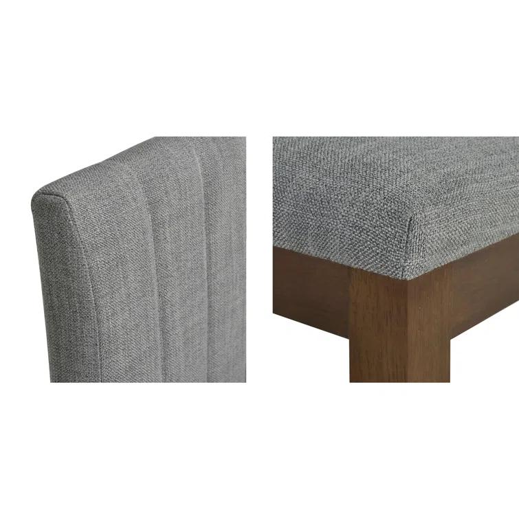 Upholstered Channel-back Dining Chair