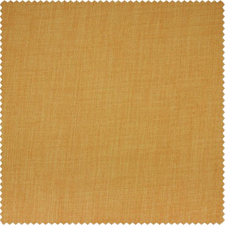 Ottis Textured Faux Linen Rod Pocket Room Darkening Curtains for Bedroom & Living Room Curtains - Single Panel Drapes