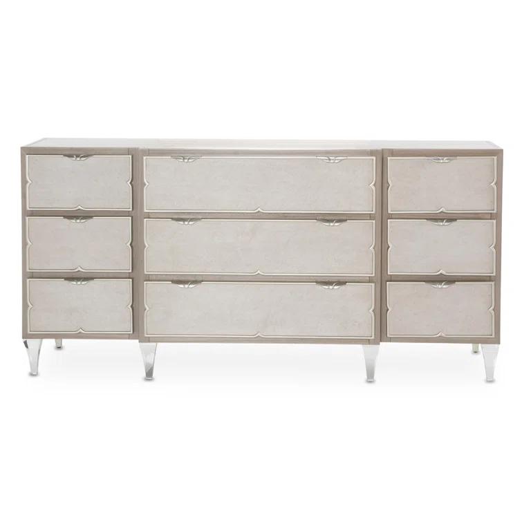 Michael Amini Camden Court 72.5'' W 9 - Drawer Dresser