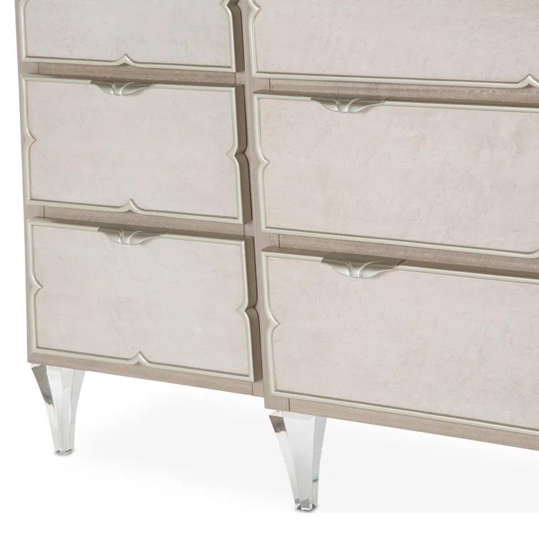Michael Amini Camden Court 72.5'' W 9 - Drawer Dresser