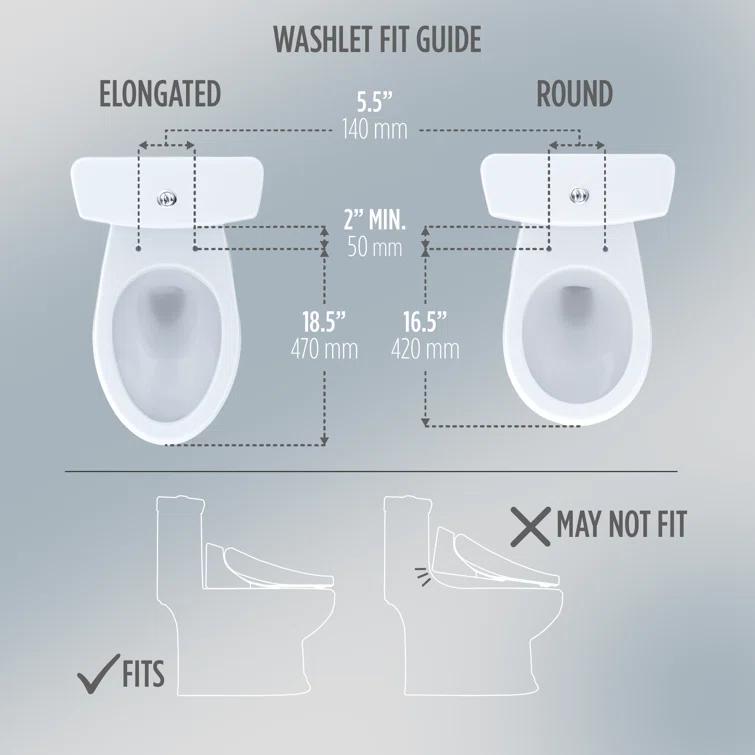 Washlet® Electronic Contemporary Elongated Auto Open/Close Lid Bidet Seat