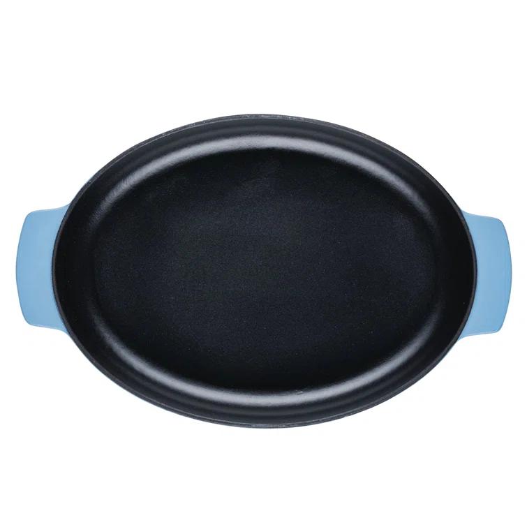 KitchenAid® KitchenAid Cast Iron Oval Au Gratin Roasting Pan Suitable - 2.5 Quart