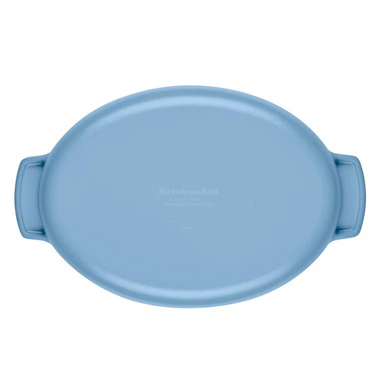 KitchenAid® KitchenAid Cast Iron Oval Au Gratin Roasting Pan Suitable - 2.5 Quart