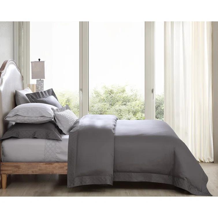Bebejan - Bebejan Hira Duvet Cover Set - Charcoal/Queen