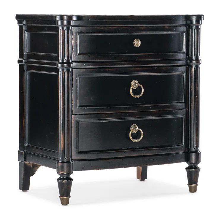 Charleston Solid + Manufactured Wood Nightstand