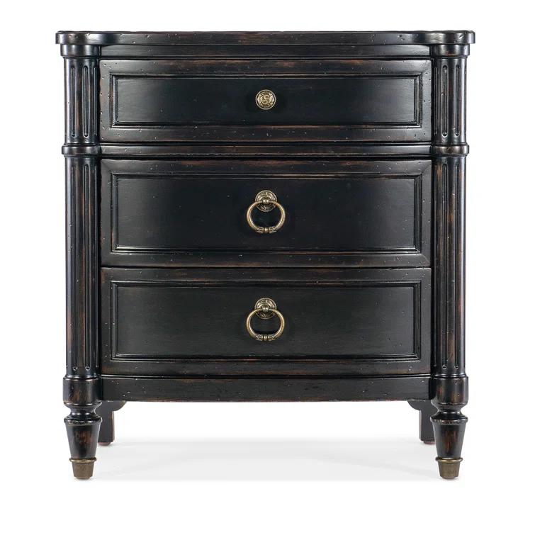 Charleston Solid + Manufactured Wood Nightstand